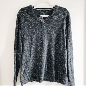 Old Navy Grey Henley Shirt